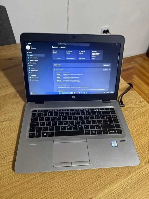 HP EliteBook 840 G4 - i5 8gb ssd 256gb