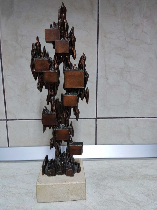 Trofeu imitatie cupru si bronz