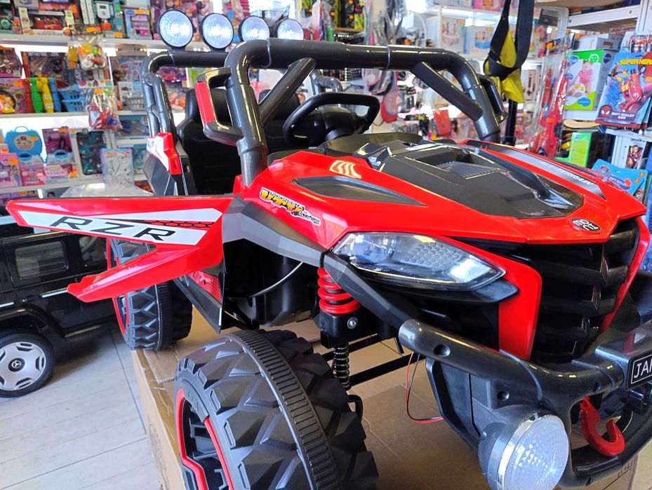 SAFARI двуместен акумулаторен джип JAKARTA 4x4 червен