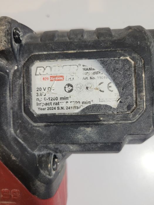 Акумулаторен безчетков перфоратор Raider RDP-BBRH20 (ЗА ЧАСТИ)