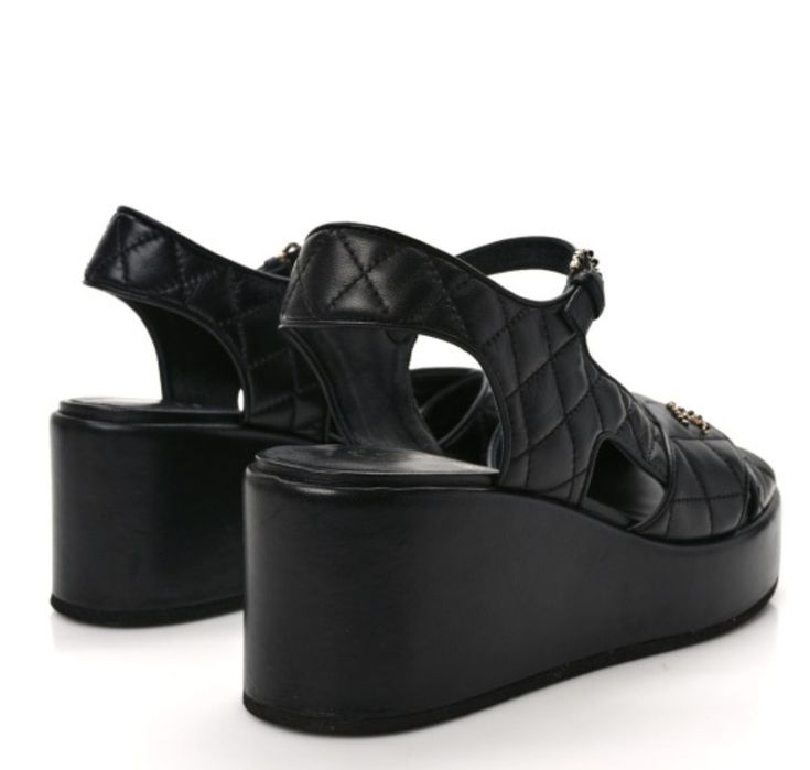 Chanel сандали платформа 37