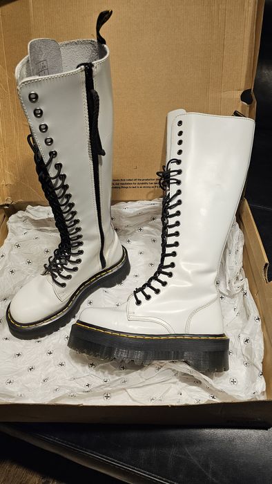 Dr Martens BRITAIN White Blanc