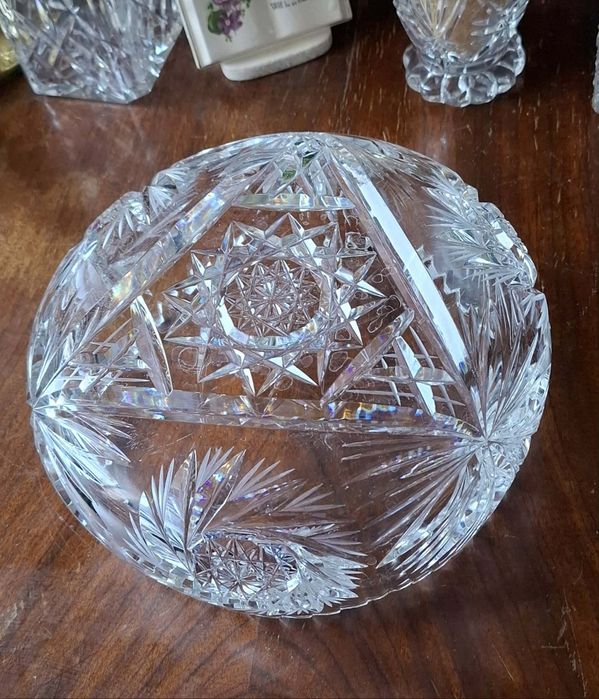 Fructieră din cristal