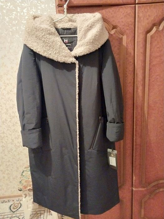 Новый пуховик верблюжий