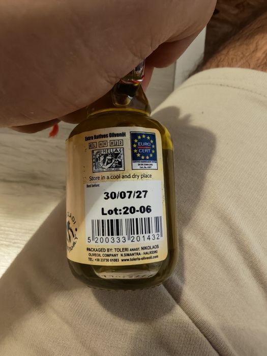 Ulei de măsline extra virgin aciditate 0.3 de 40ml