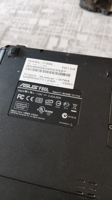 Ноутбук Asus на запчасти