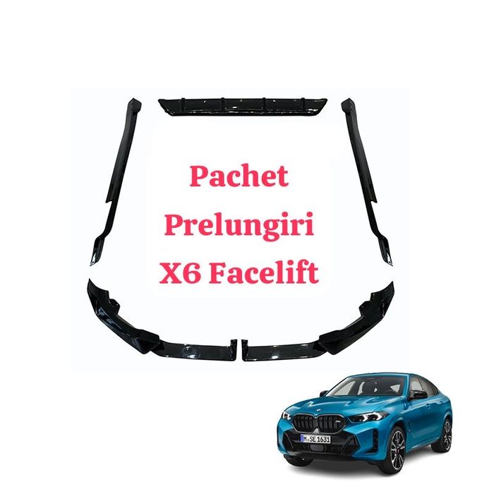 Pachet Prelungiri BMW G06 X6 Facelift Lci Bara fata Praguri Difuzor