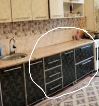 Кухонный гарнитурдың осы жері сатылады