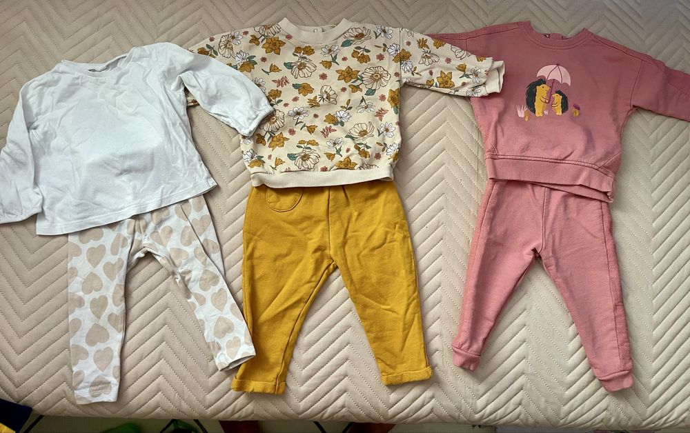 Дрехи за момиче размер 80 см