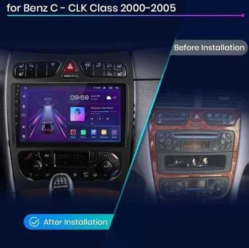 Mercedes C class W203 2000 - 2005 Мултимедия с НАВИГАЦИЯ АНДРОИД
