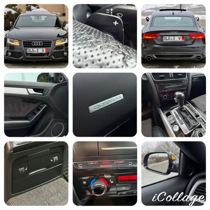 Audi A5 Sportback 2.0 TFSI-211CP Quattro-Automat-Padele S-line Full