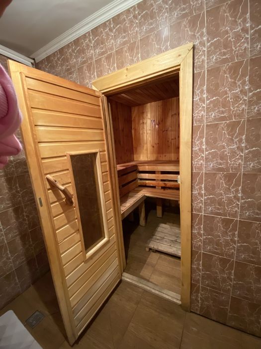 Новая баня на дровах
