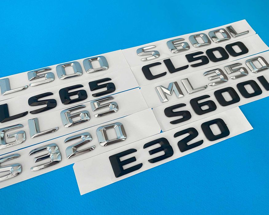 Mercedes надпис емблема, букви,багажник, S600, CL500, E320, мерцедес