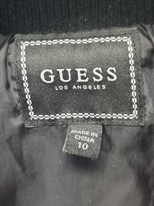 Geaca copii - GUESS KIDS unisex: vatelina si gluga detasabila-10 ani!