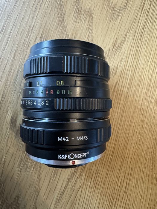 Два обектива за mirrorless 3/4 резба 7artisans 50 mm и Helios 44 mm