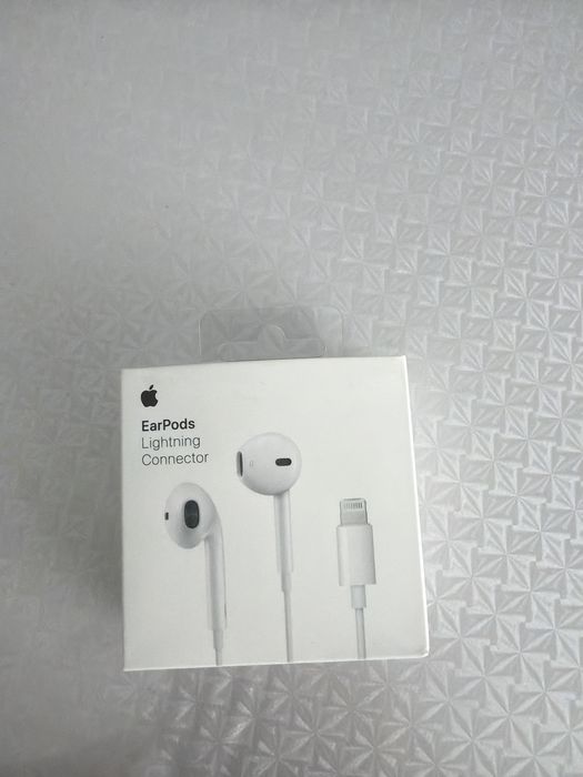 Наушники шнурок apple lightning