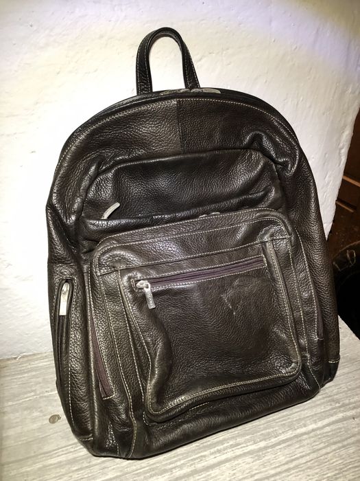 Vand rucsac din piele, maron, stare buna - handmade by DACOMA