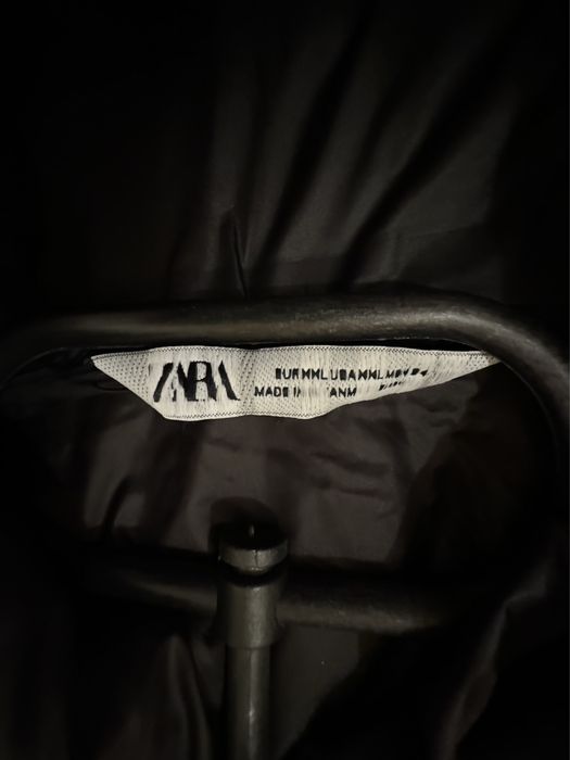 Geacă Damă Zara cu puf, treisferturi, foarte usoara, cu gluga