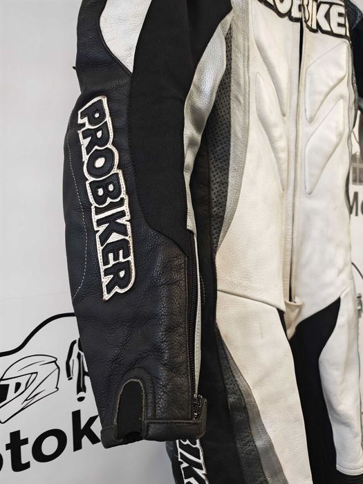 Costum/Combinezon moto piele cu cocoasa Probiker marime 48