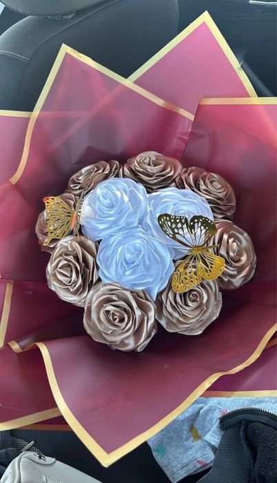 Buchet de florin din sapun 21 trandafiri