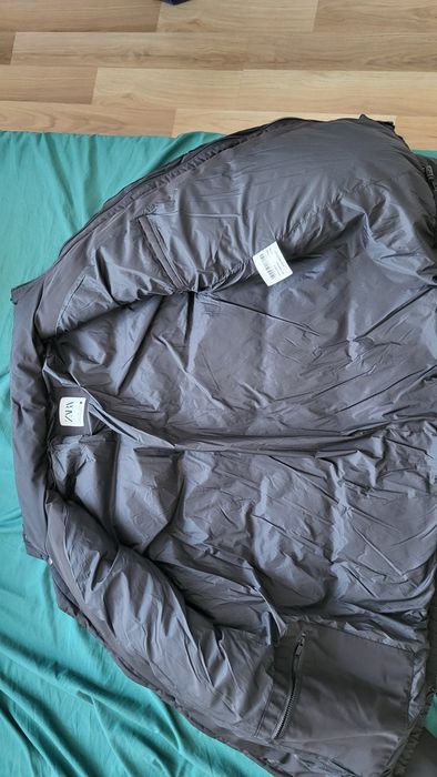 geaca puf zara matlasata boxy fit marime M purtata