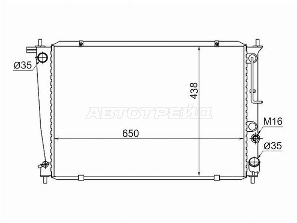 Радиатор Hyundai H-1