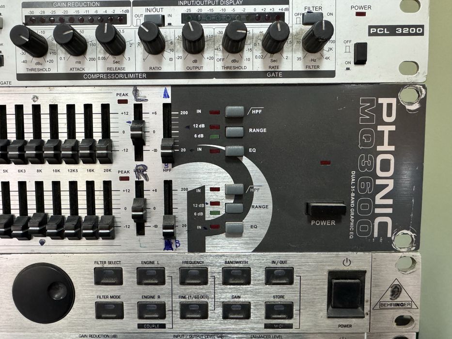 Behringer phonic procesor feedback eq