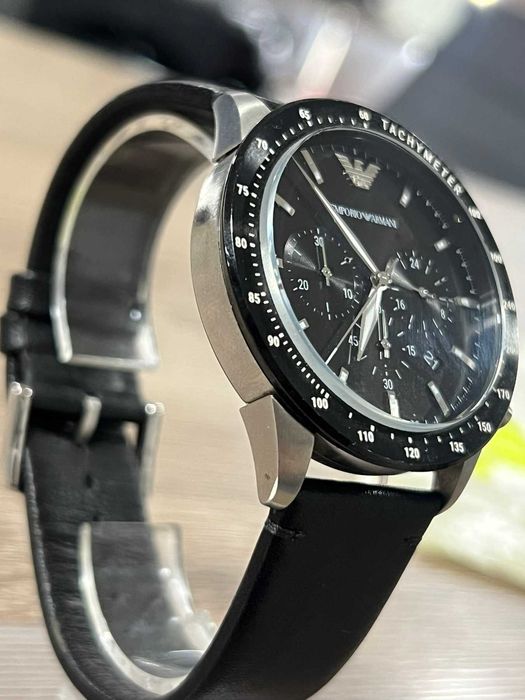 ъжки часовник Emporio Armani AR11243 Mario Chronograph