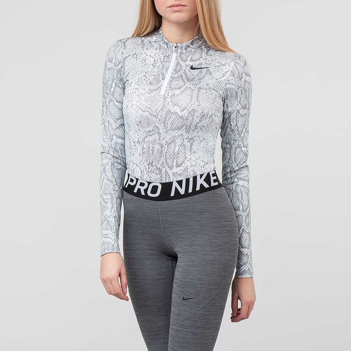 Найк Nike Long Sleeve Pythn Bodysuit женско боди трико блуза фланела S