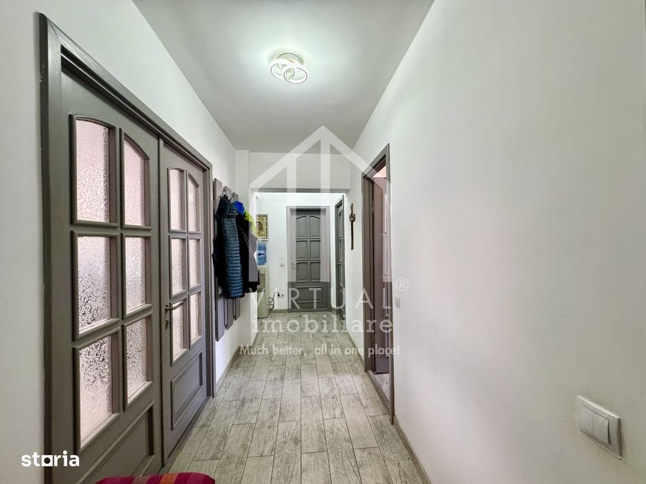 Apartament cu 3 camere, 75mp utili+3 balcoane, etaj 5/5, bloc cu lift