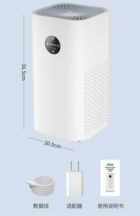 Настольный воздухоочиститель и обеззараживатель с ионизатором
