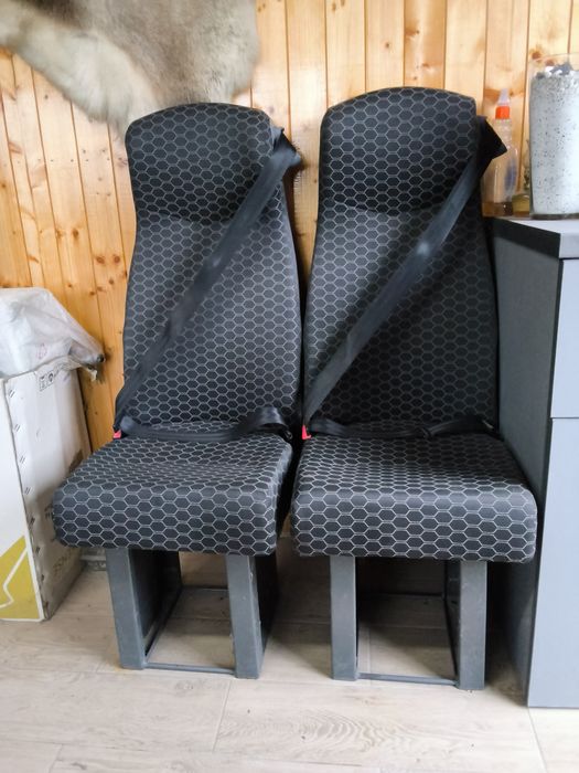 Set 2 scaune modulare campervan microbuz cu centuri integrate