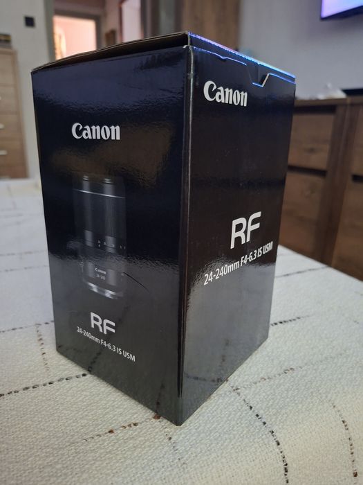Pachet Canon RF 24-240mm f/4-6.3 IS USM (NOU, Garanție 2028) + Set 3 Filtre 72mm KnightX