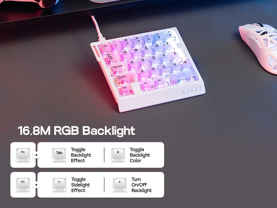 PRO GAMING Keyboard AJAZZ AK029 – Magnetic Switch + RGB | КАТО НОВА