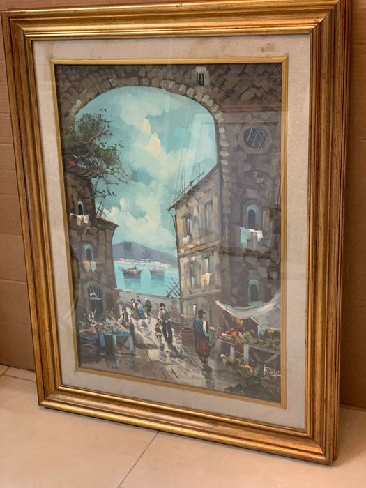 Tablouri rama aurie semnate