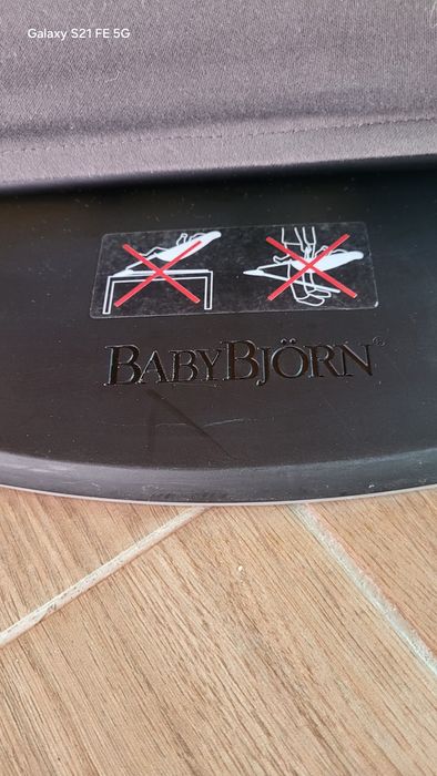 Balansoar BabyBjörn Balance Soft - Gri, bumbac