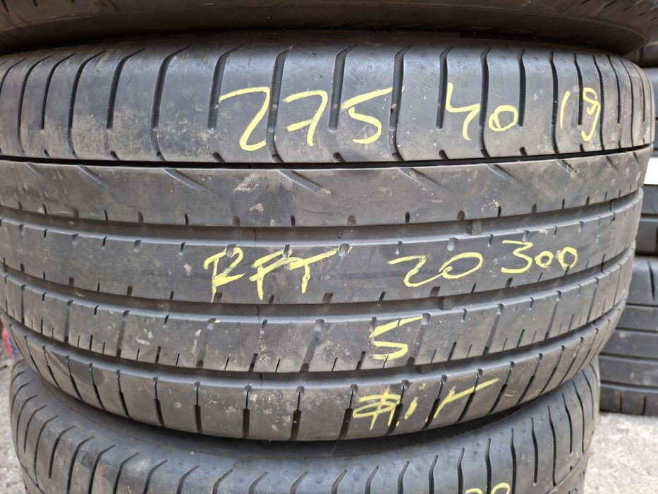 Set anvelope 275/40 R19 cu 245/45 R19 Pirelli runflat