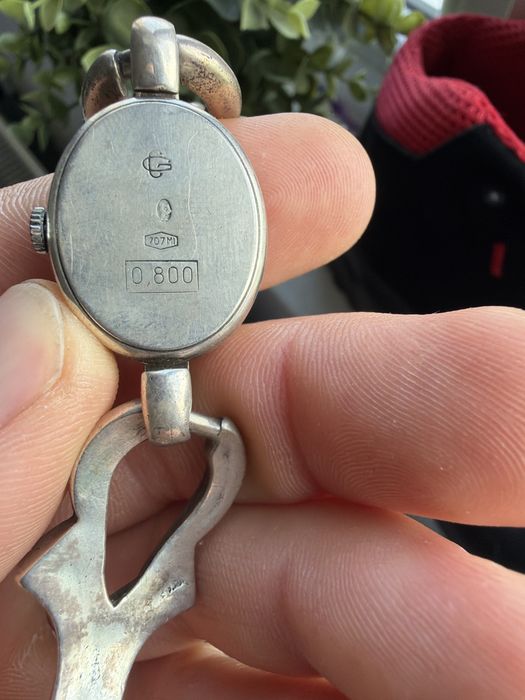 Ceas de damă argint Glycine Swiss