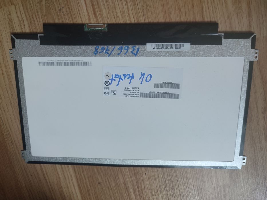 Display Laptop 11,6 Led Slim 30pini - B116XTN02.3 - 1366/768