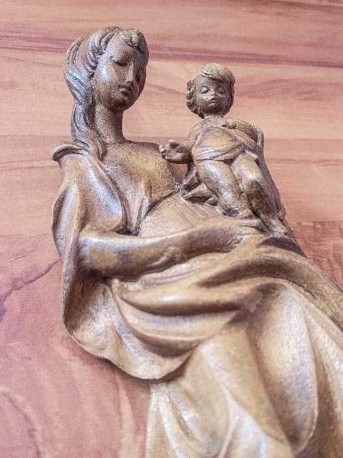 Дърворезба Дева Мария и Исус
