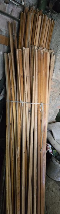 Рейки б/у лакированные