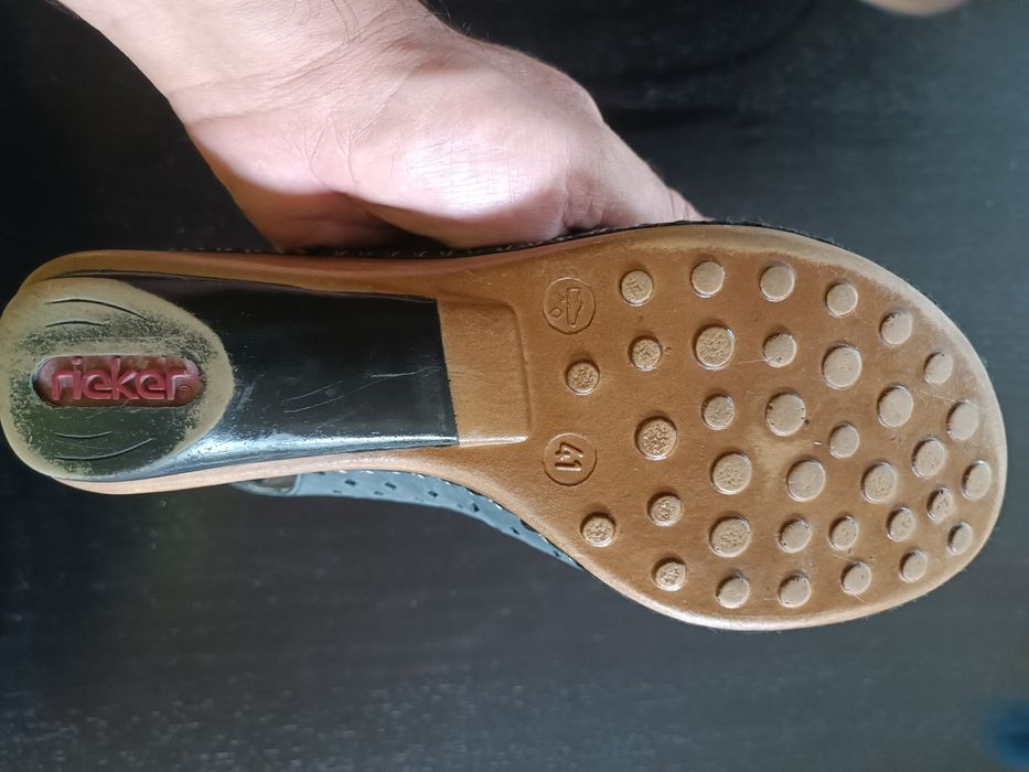 Дамски сандали Rieker 41 номер от естествена кожа