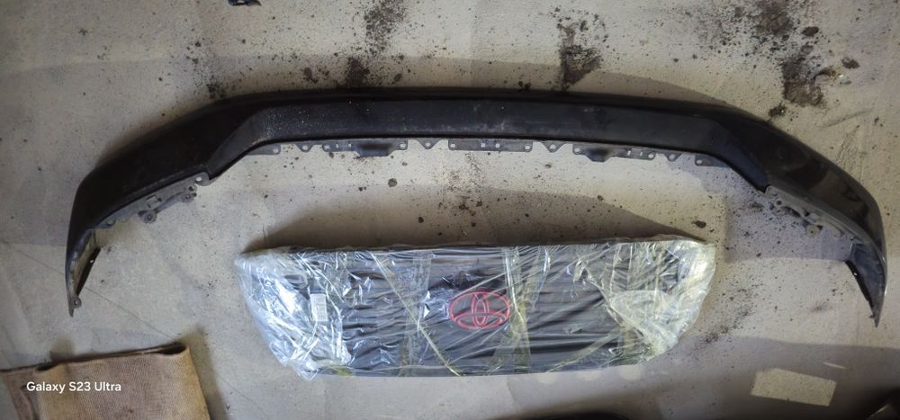 Крыло бампер решётка