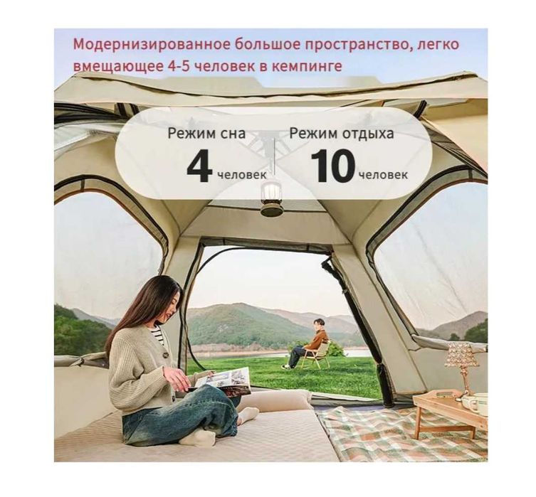 Палатка-240x240x152 см Навес-330x270x210 см Автомат Доставка бесплатно