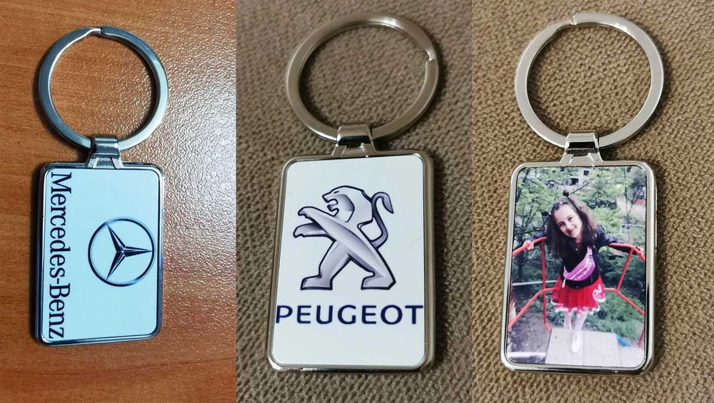 Метален ключодържател с Ваша снимка.