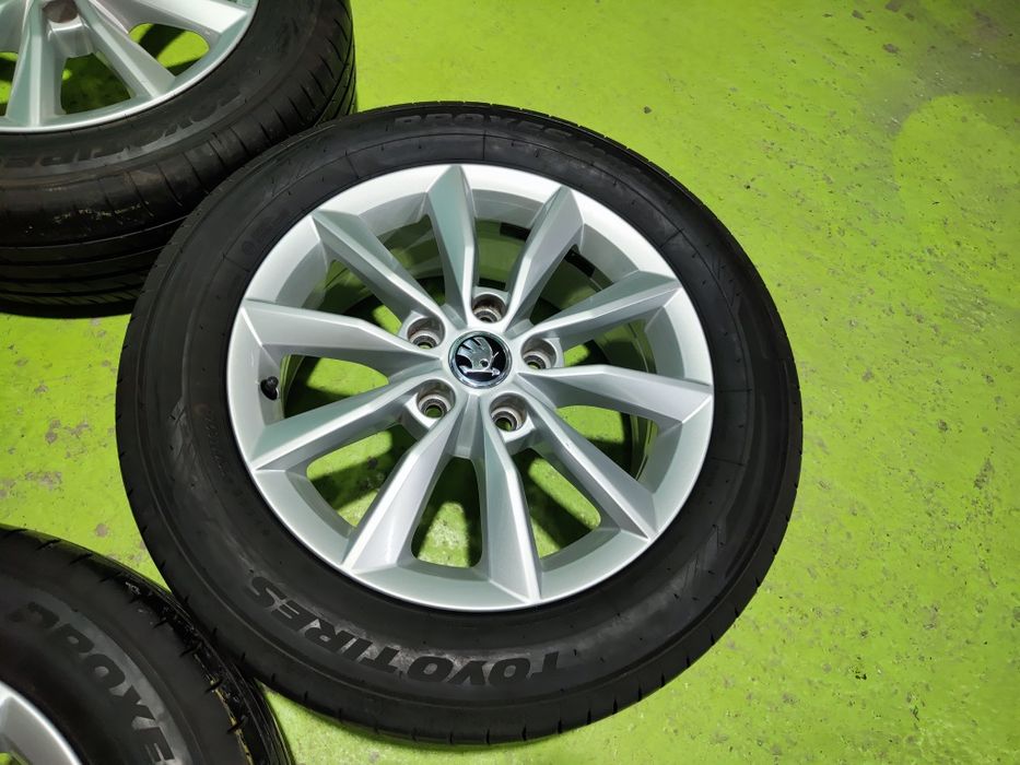 16 5x112 Skoda Octavia лети джанти 205/55/16 5х112 шкода 205/55/16
