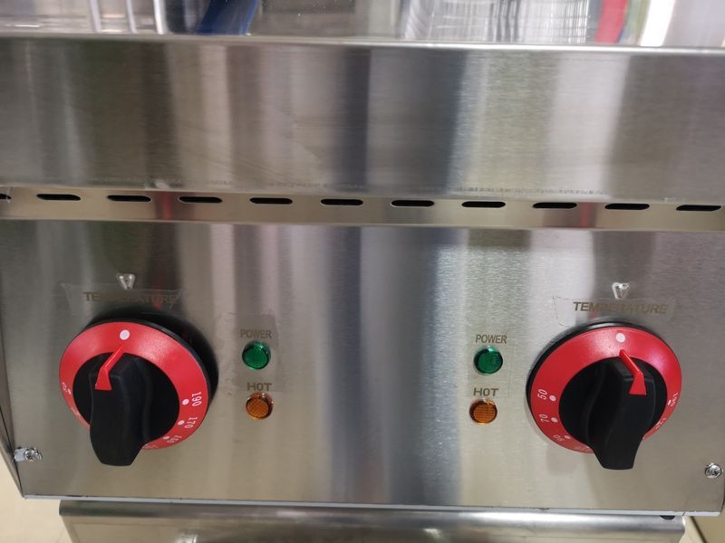 Фритюрник Професионален двоен Чисто Нов 2х14литра Електрически.