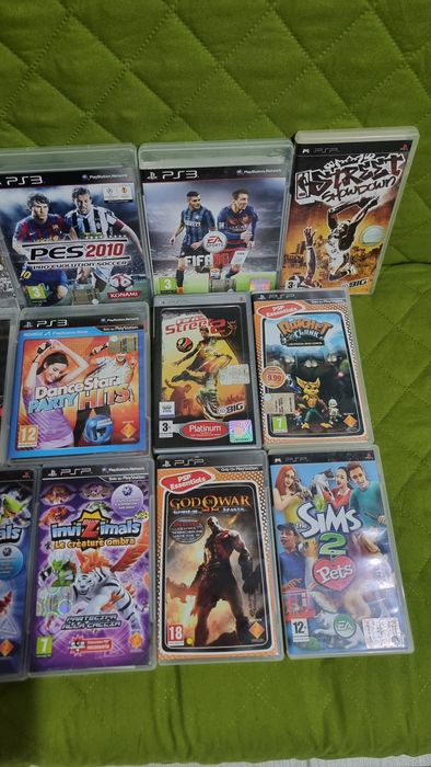 Lot jocuri  manete  psp , ps3 ,ps4 perfect audiovizual