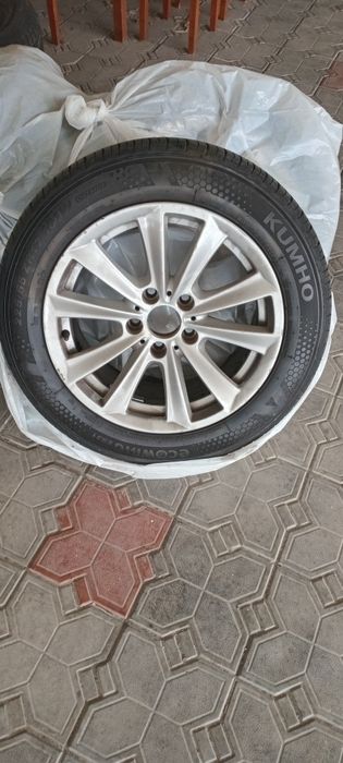 Продам диски с летней резиной на bmw