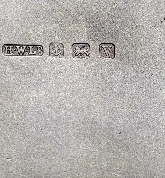 Tabachera antică din argint Henry Williamson